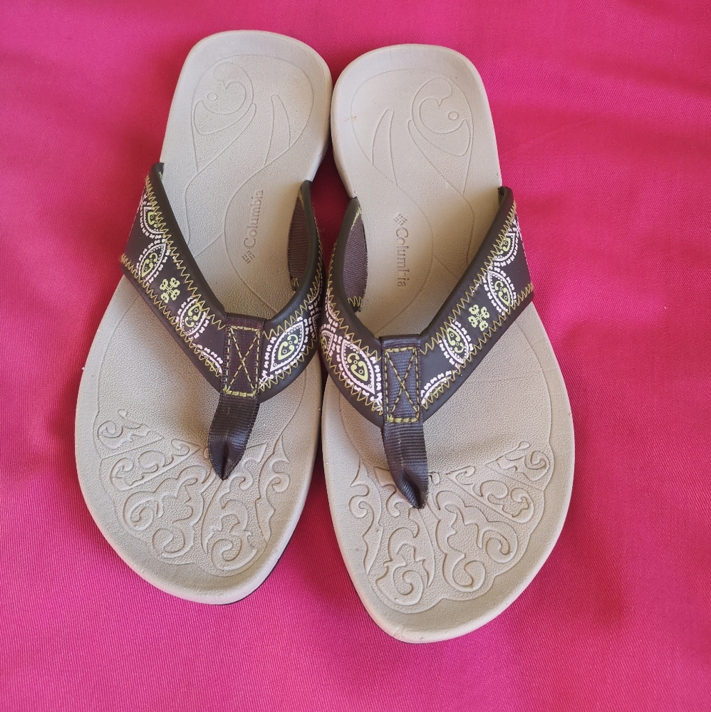 Columbia Flip Flops sz.7